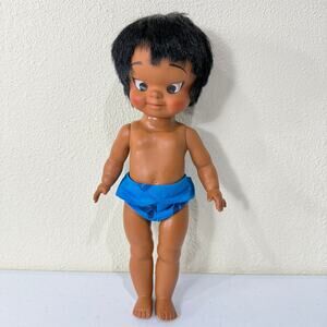 Vintage Jungle Book Mowgli 12" Doll Native Hawaiian
